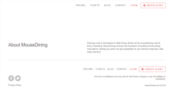 Desktop Screenshot of mousedining.com