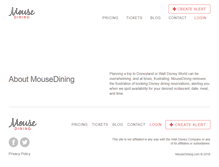Tablet Screenshot of mousedining.com